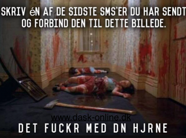 (Eksperiment) Forbind din sidste SMS til dette billede dask nyhed