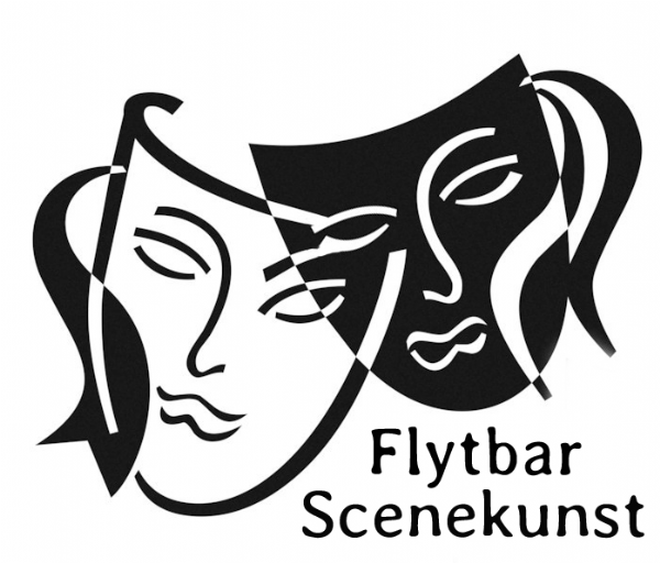 Forestillingsannonce/ Teaterforeningen FLYTBAR scenekunst dask nyhed