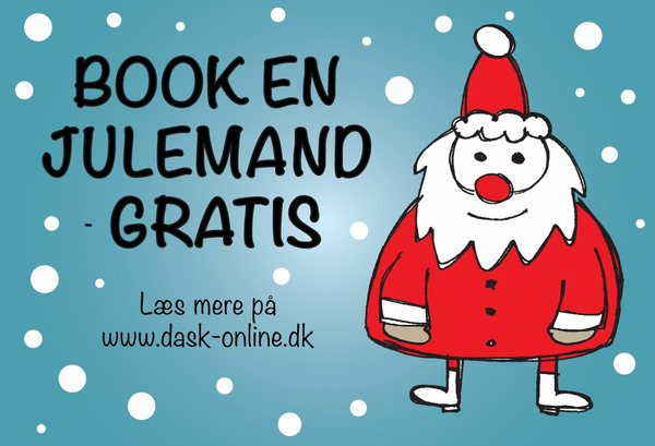 Book en Julemand til dit julearrangement, Gratis dask nyhed