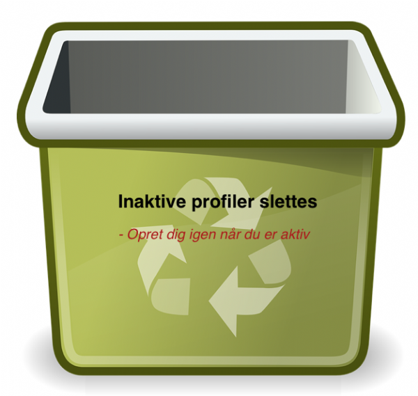 10.000 inaktive profiler slettes dask nyhed